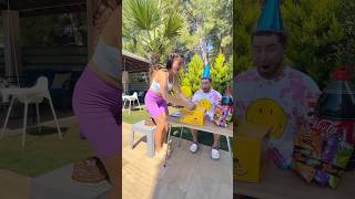 Raju made a fake birthday cake for Champa😱🐸short funny funnyvideo [upl. by Wheelwright]