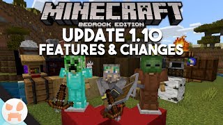 SHIELDS CROSSBOWS NEW BLOCKS amp MORE  Minecraft Bedrock 110 Features amp Changes [upl. by Flodnar]