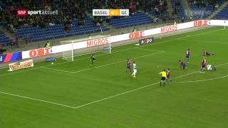 Saison 201314 17 Runde  FC Basel vs Grasshoppers 11 01 [upl. by Aniral]