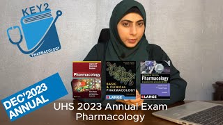 Pharmacology UHS Past Paper SolutionANNUAL DEC 2023 part 1Q 1 to 7  key from Mini amp Big Katzung [upl. by Jeremy364]