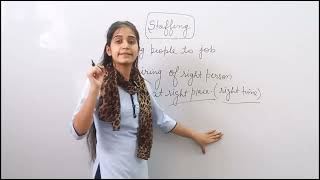 Lec1 Staffing CLASS12TH Business Payal Mam [upl. by Narrat]