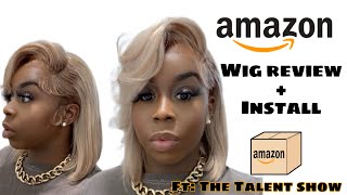 AMAZON wig review  613  Bob featTHE TALENT SHOW [upl. by Lifton]