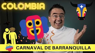 👹 CARNAVAL de BARRANQUILLA ➡️ DESCUBRE el ORIGEN del Carnaval 🎉 HiSTORIA Colombia [upl. by Eeloj]