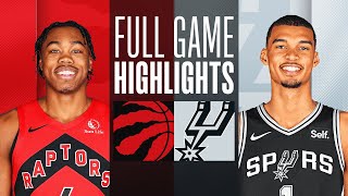 RAPTORS at SPURS  FULL GAME HIGHLIGHTS  November 5 2023 [upl. by Eniamret578]