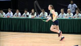 Emily Edmunds World Rope Skipping Champion 2012 [upl. by Naujad]