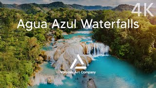 Agua Azul Waterfalls Mexico 4K [upl. by Enairda945]