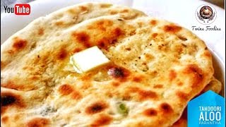 Tandoori Aloo Paratha At Home  Made On Gas Stove  Dhaba Style तंदूरी आलू पंराठा  BY PREETI [upl. by Keheley]