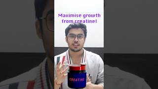 How to use creatine for maximum growth 3 steps supplements fitness shorts [upl. by Johannes]