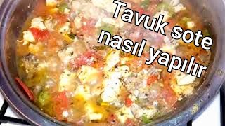 En kolay tavuk sote nasıl yapılır tavuk sote  nefis yemek tarifleri [upl. by Ragde761]