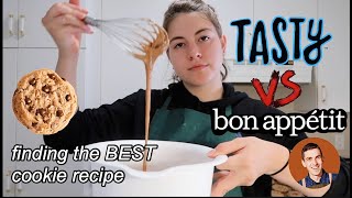 the best cookie recipe  TASTY VS BON APPETIT [upl. by Audre]