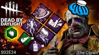 A Hard Fought Victory For A Very Sick Clown  Dead By Daylight Killer Gameplay [upl. by Bowes]