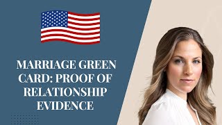 Marriage Green Card Proof of Relationship Evidence [upl. by Lati]