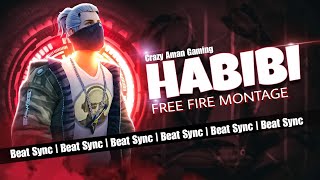 Dj Gimi0 × Habibi  Habibi Tiktok Remix Free Fire Montage  Habibi Slowed And Reverb [upl. by Avalsorim]