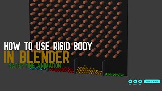 How To Use Rigid Body Physics In BLENDER EASY Beginners Tutorial [upl. by Yesor]