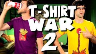 TSHIRT WAR 2 TV Commercial  Stop Motion [upl. by Watt]