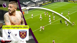 Spurs 33 West Ham  LATE HAMMERS COMBACK amp LANZINI STUNNER Premier League Highlights [upl. by Britteny956]