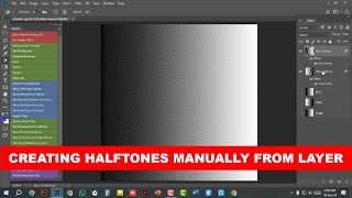 How To Create Normal And Inverted Halftones From Layer Manually In Photoshop For Screen Printing [upl. by Georgy783]