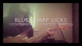 Blues Harmonica Licks on a Guitar [upl. by Rosella]