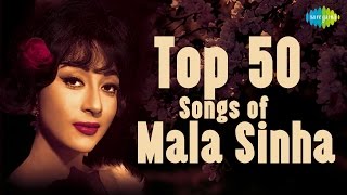 Top 50 Songs Of Mala Sinha माला सिन्हा के 50 हिट गाने  HD Songs  One Stop Jukebox [upl. by Sarajane531]