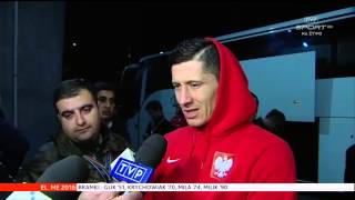 Gruzja Polska 04 Robert Lewandowski quotChcieliśmy iść za ciosemquot [upl. by Eam]