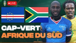 🔴🇨🇻🇿🇦 CAP VERT  AFRIQUE DU SUD LIVE  🚨🇨🇻LES REQUINS BLEU FACE AUX 🇿🇦BAFANA BAFANA  CAN 2024 LIVE [upl. by Purdum]