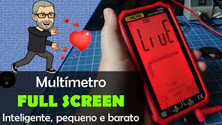 Multímetro que é só tela Impressionante Veja o porque neste vídeo ANENG 620A [upl. by Airotcivairam]