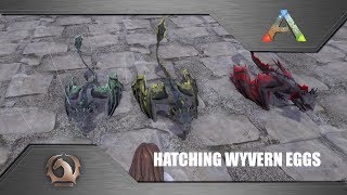 Ark Survival Evolved  Hatching Wyvern Eggs [upl. by Sylvie]