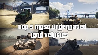 GTA Online Top 5 Most Underrated Land Vehicles Everyone Should Own and Why [upl. by Girish102]