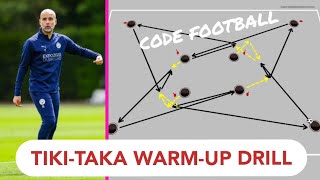 Tikitaka warmup passing drill [upl. by Hartnett]