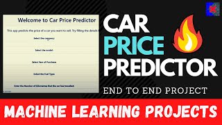 Car Price Predictor Project  Machine Learning  Linear Regression [upl. by Anelas]