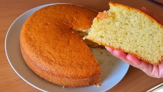 Gâteau au yaourt en 1 minute  Bon et moelleux Recette facile et rapide [upl. by Markson]