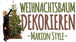 WEIHNACHTSBAUM SCHMÜCKEN  DIE BESTE TIPPS UND TRICKS  WEIHNACHTSDEKO DIY [upl. by Valida]