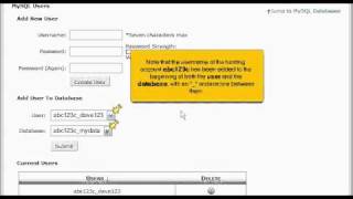 How To Create A MySQL Database In cPanel  Website Hosting Tutorial [upl. by Noiz704]