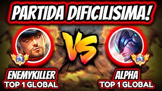 ¡ENEMYKILLER SE ENFRENTA AL MEJOR ALPHA DEL MUNDO ¡PARTIDA IMPOSIBLE  MOBILE LEGENDS [upl. by Sowell]