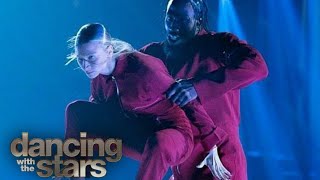 Iman Shumpert and Daniellas Contemporary Week 06  Dancing with the Stars Season 30 [upl. by Lindly]