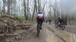 Barry Roubaix 36 mile Wave 1 lead group Sager Road [upl. by Powers]