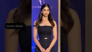 Suhana Khan at the launch of international skin care brand Augustinus Bader suhanakhan vanshumedia [upl. by Leugimesoj]