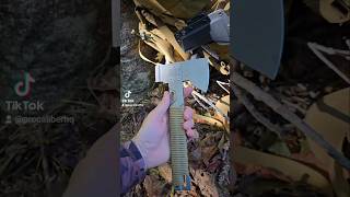 Titanium Pack Hatchet In Action bushcraft outdoors camping hiking [upl. by Woodberry670]