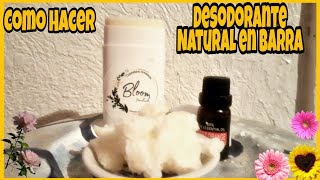 🍃Como hacer Desodorante Natural en Barra🌿 [upl. by Dinse298]