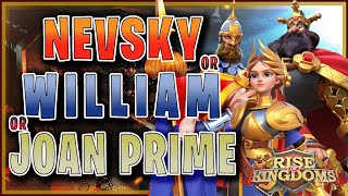 Nevsky or William or Joan Prime Which Cav Commander to Skill first and in which order [upl. by Anatnas605]