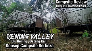 CAMPSITE REVIEW  RENING VALLEY  Ulu Rening Batang Kali  Tapak Platform Kayu [upl. by Gabor126]