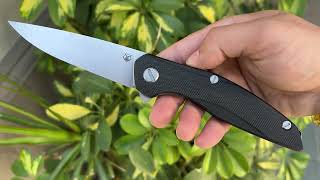 Shirogorov 111  Cronidur 30 Blade  Black G10 Handle  MRBS Knife From Recon 1 [upl. by Panthea730]