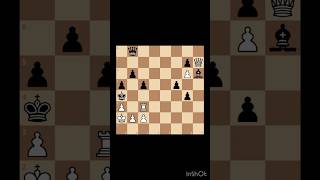 INSANE Sacrifice to Brilliant Checkmate chess chessgame gaming [upl. by Lorn899]