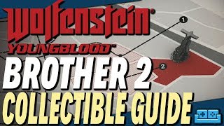 WOLFENSTEIN YOUNGBLOOD  BROTHER 2 COLLECTIBLE GUIDE [upl. by Pavla]