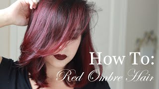 How To Red Ombre Hair [upl. by Ycniuqal]