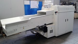 Thermobonded felt cutting MGC750 cutting machine [upl. by Qahsi469]