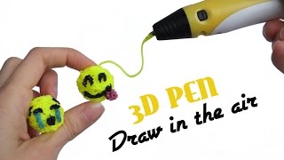 3D PEN Draw in the air  Draw in 3D  Gearbest ReviewDemo [upl. by Eaj7]