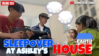 Sleepover at Ashleys house PART 1 Kenneth Gutierrez  VLOG 131 [upl. by Eneg]