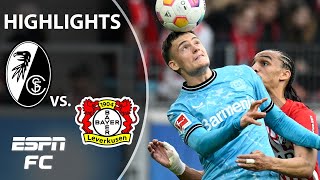 🚨 NEVER A DOUBT 🚨 Freiburg vs Bayer Leverkusen  Bundesliga Highlights  ESPN FC [upl. by Birgitta]