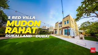 Fully Upgraded 5 Bed Villa in Rahat Mudon Dubai Land Dubai [upl. by Monney137]